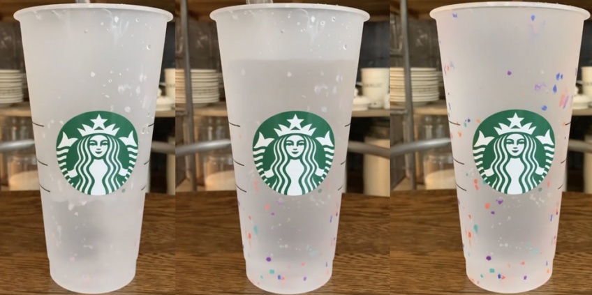 Starbucks lance des gobelets qui changent de couleur accompagnés d'une  paille arc-en-ciel !