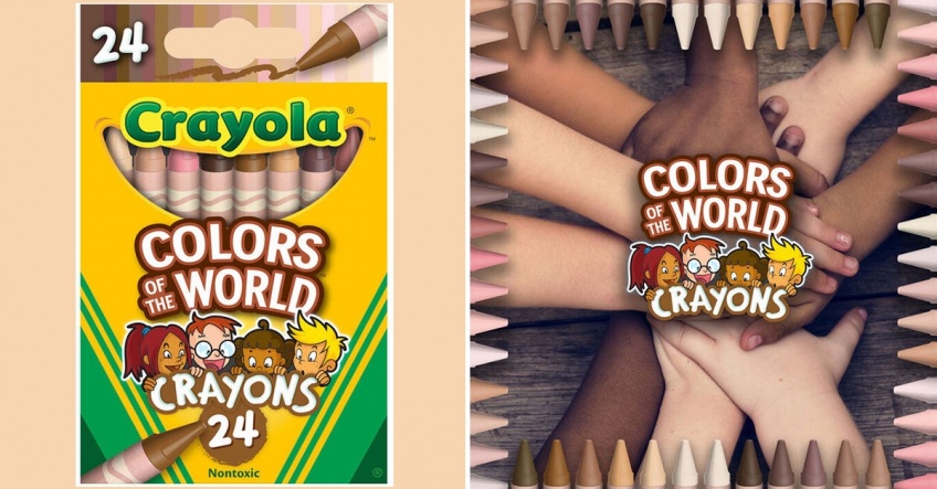 Crayola lance des crayons représentant la diversité des couleurs de peau –  La Réclame