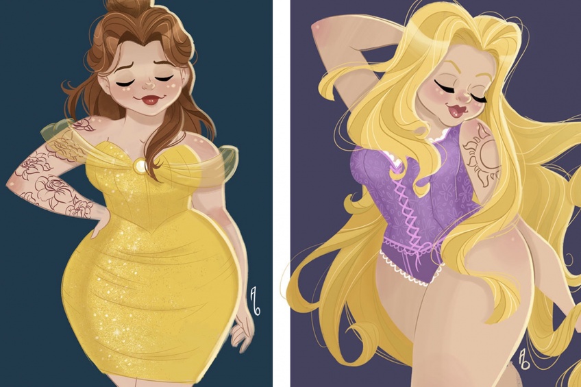 Voici à quoi ressembleraient les princesses Disney en post-partum - Elle
