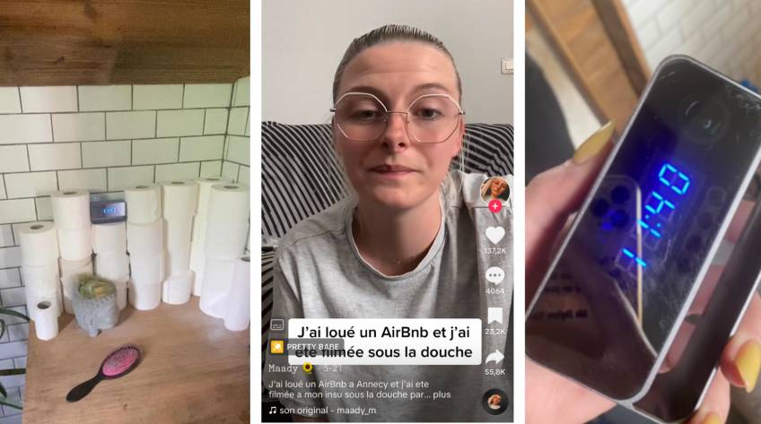En Haute-Savoie, deux touristes découvrent une caméra cachée dans leur  Airbnb