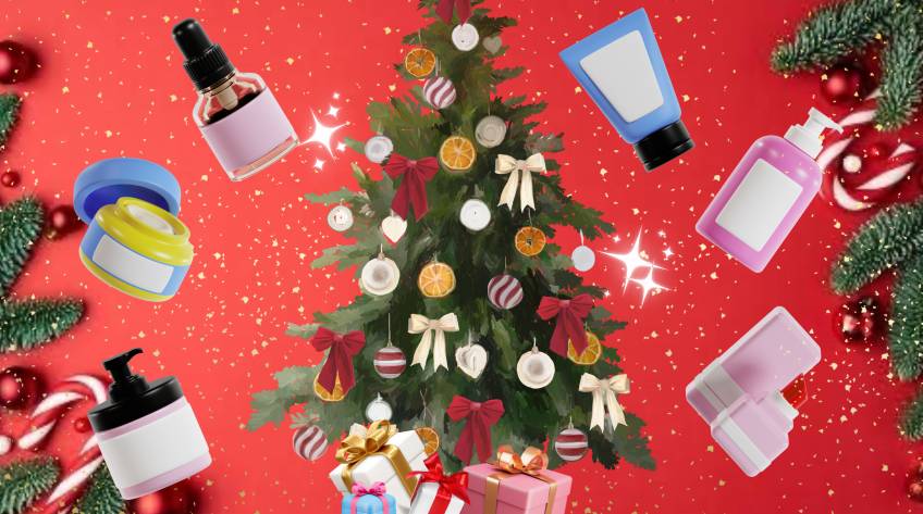 Coffret de Noel Maquillage - 10 Essentiels de maquillage Dans une boite Box  Spéciale Noël : : Beauté et Parfum
