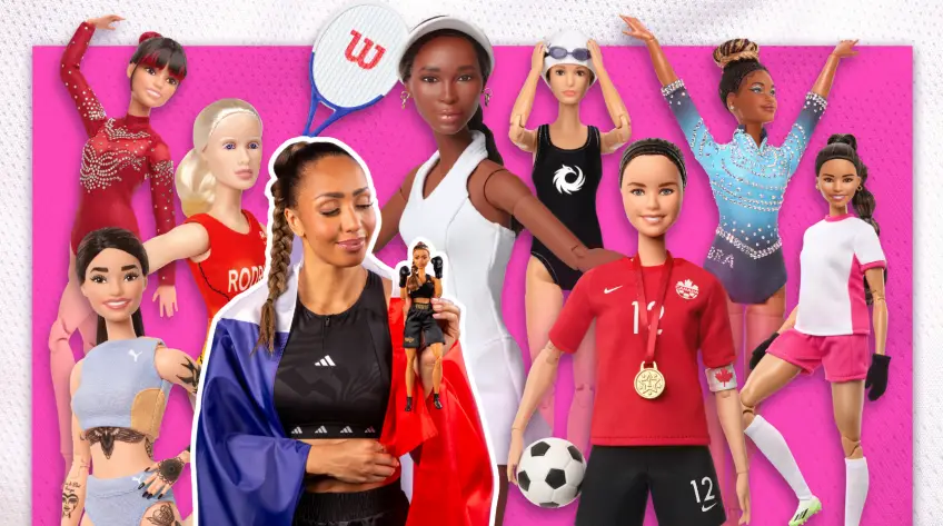 9 athlètes féminines transformées en Barbie pour les 65 ans de la poupée !