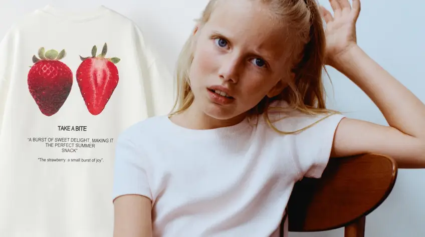 Zara (encore) dans la tourmente à cause d'un t-shirt pour petites filles à connotation sexuelle