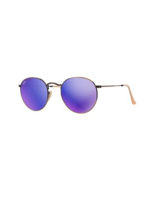 Ray Ban - lunettes de soleil miroir violettes