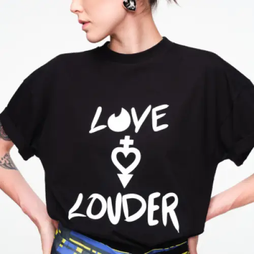 Jeanne Friot x Tinder - Love Louder Tee
